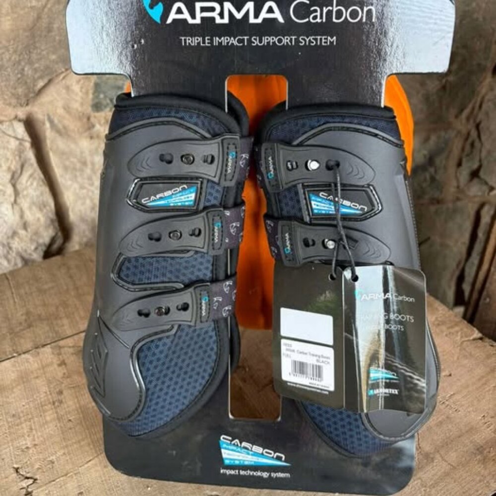 ARMA Carbon Air Flow Training Boots - Black - Full - NWT